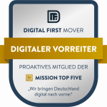 Proaktives Mitglied der MISSION TOP FIVE - "Wir bringen Deutschland digital nach vorne"
